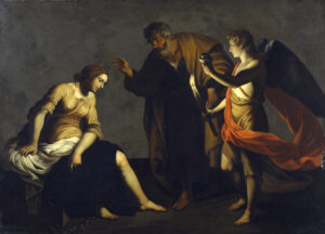 Saint Agatha Attended by Saint Peter and an Angel in Prison