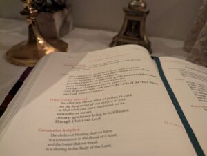 A photo of the text of the votive Mass for the priest himself, 'On the Anniversary of His Ordination'