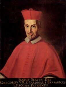 A portrait painting of Saint Gregorio Barbarigo